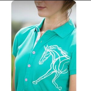 Horseware Ireland • Polo Shirt in Pool Green - S